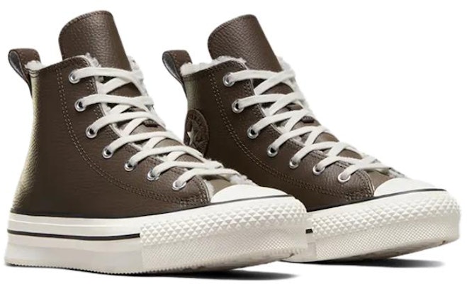 大童 Converse All Star EVA Lift 防滑耐磨 高筒 童鞋 板鞋 棕色 Lookbook 大童 Converse All Star EVA Lift 防滑耐磨 高筒 童鞋 板鞋 棕色