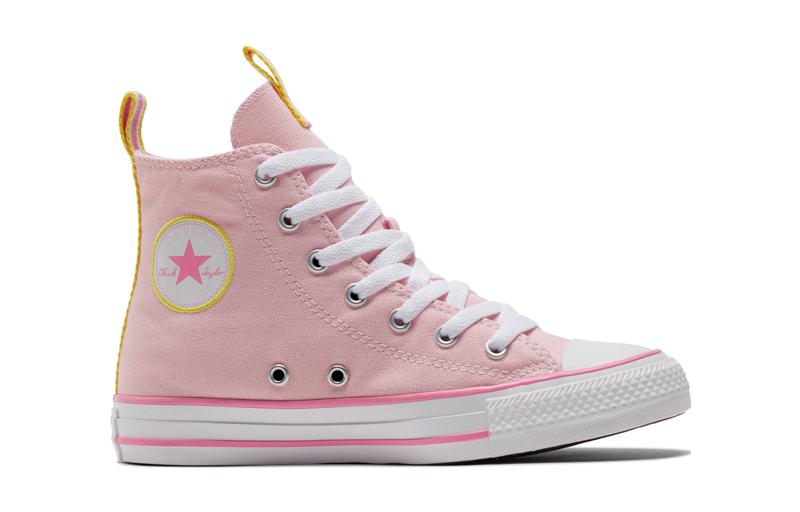 Order 大童 Converse All Star 防滑耐磨 高幫 兒童帆布鞋 粉白黃