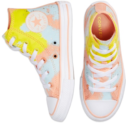 (PS) 컨버스 척테일러 올스타 '블루 핑크 옐로우' 667575F Shop (PS) 컨버스 척테일러 올스타 '블루 핑크 옐로우' 667575F