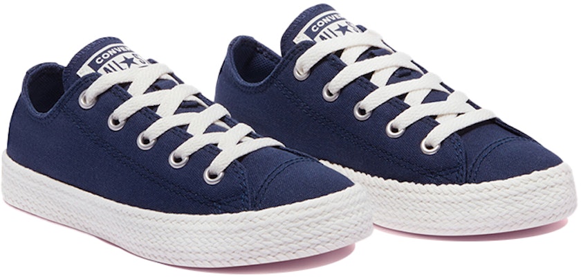 (JR) Converse Chuck Taylor All Star (Junior) 'Azul Blanco Texturizado' 670739F Lookbook (JR) Converse Chuck Taylor All Star (Junior) 'Azul Blanco Texturizado' 670739F