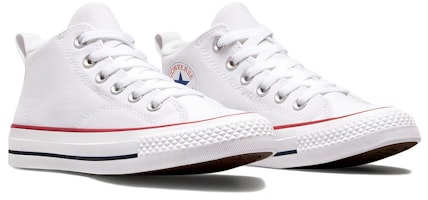 大童 Converse Chuck Taylor All Star 耐磨透氣 中筒 兒童帆布鞋 白色 Lookbook 大童 Converse Chuck Taylor All Star 耐磨透氣 中筒 兒童帆布鞋 白色