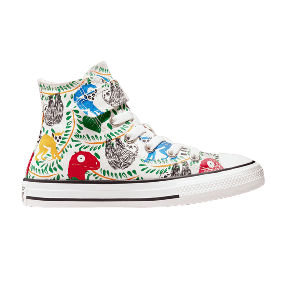 (Youth) Converse Chuck Taylor All Star Easy-On High 'Multi-Colored Animals' A02602F