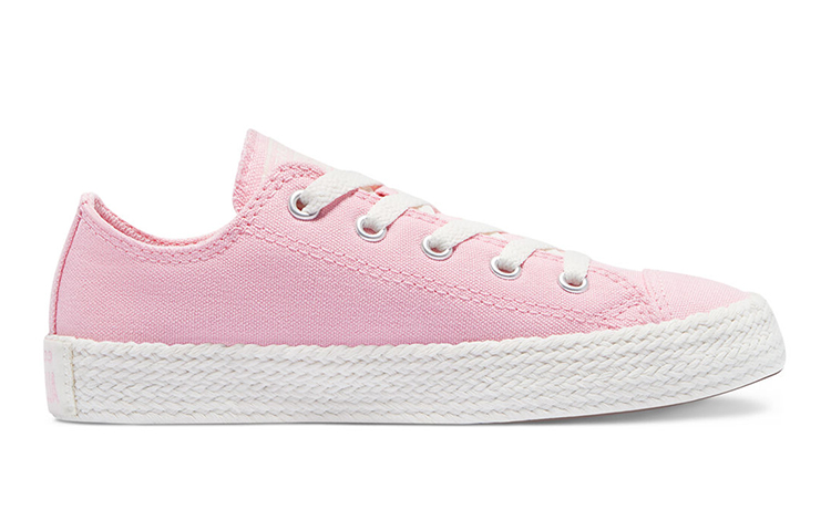 (Youth) Converse Chuck Taylor All Star Espadrille Low Top 'Pink Beige White' 圖 2