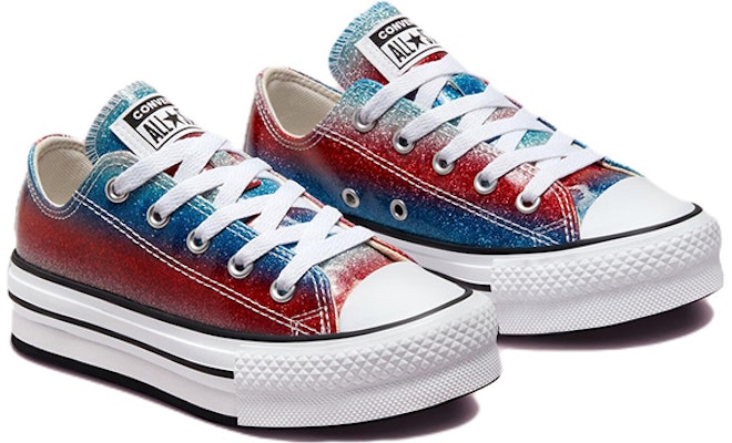 (Youth) Converse Chuck Taylor All Star EVA Lift Platform Low 'Glitter Drip' A00445C Lookbook (Youth) Converse Chuck Taylor All Star EVA Lift Platform Low 'Glitter Drip' A00445C