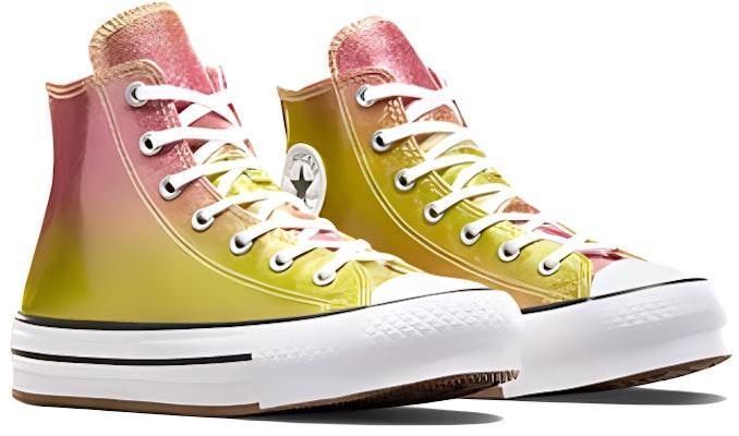 (Youth) Converse Chuck Taylor All Star EVA Lift Platform High 'Citrus Glitz' A07404C Lookbook (Youth) Converse Chuck Taylor All Star EVA Lift Platform High 'Citrus Glitz' A07404C
