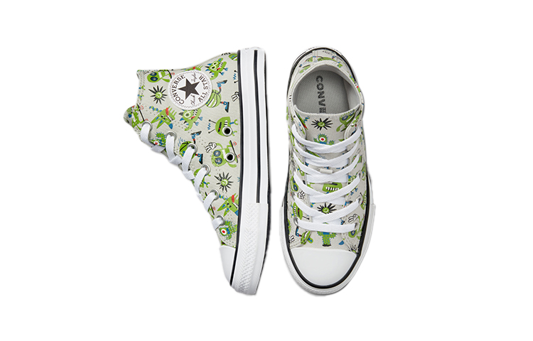 (Youth) Converse Chuck Taylor All Star High 'Creatures - Mouse Virtual Matcha' 圖 4