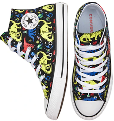 (JR) 컨버스 척테일러 빅 다이노 블랙/멀티 (Converse 척테일러 빅 다이노 블랙/멀티) 669233C Shop (JR) 컨버스 척테일러 빅 다이노 블랙/멀티 (Converse 척테일러 빅 다이노 블랙/멀티) 669233C