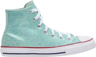 (Youth) Converse Chuck Taylor All Star High 'Glitter Teal Tint' 663626C (Youth) Converse Chuck Taylor All Star High 'Glitter Teal Tint' 663626C