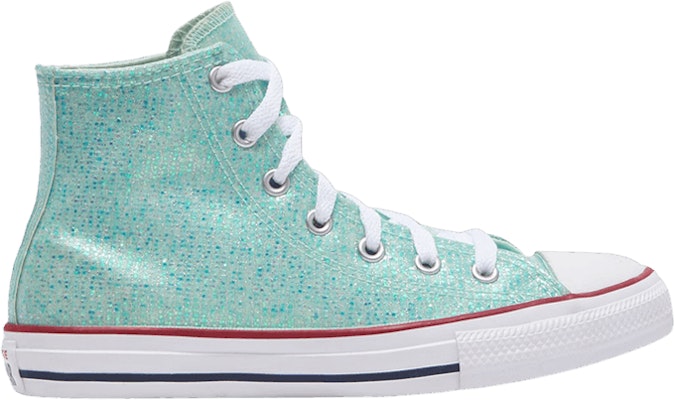 (JR) Converse Chuck Taylor All Star High 'Glitter Teal Tint' Wanita Pria Indonesia 663626C Buy (JR) Converse Chuck Taylor All Star High 'Glitter Teal Tint' Wanita Pria Indonesia 663626C