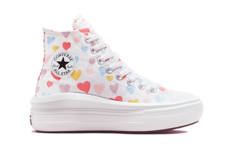 (Youth) Converse Chuck Taylor All Star High 'Little Love Print - White' 圖 2