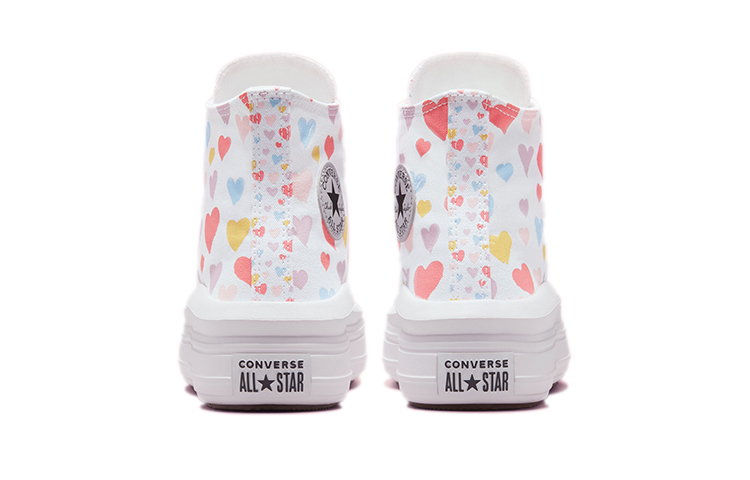 (Youth) Converse Chuck Taylor All Star High 'Little Love Print - White' 圖 4
