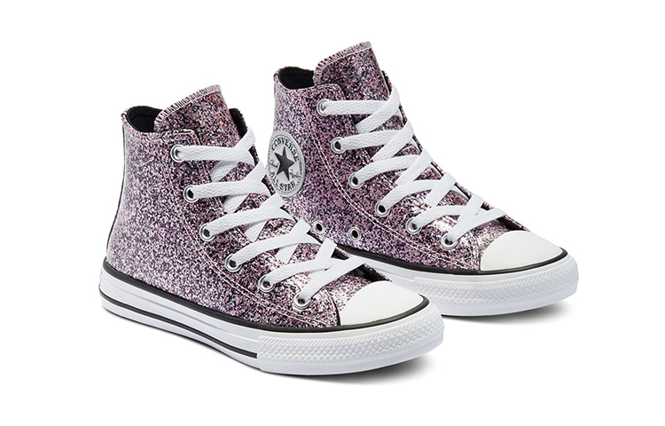 Lookbook (Preschool) Converse ConverseChuck Taylor All Star High Top Jr Pink 669295C