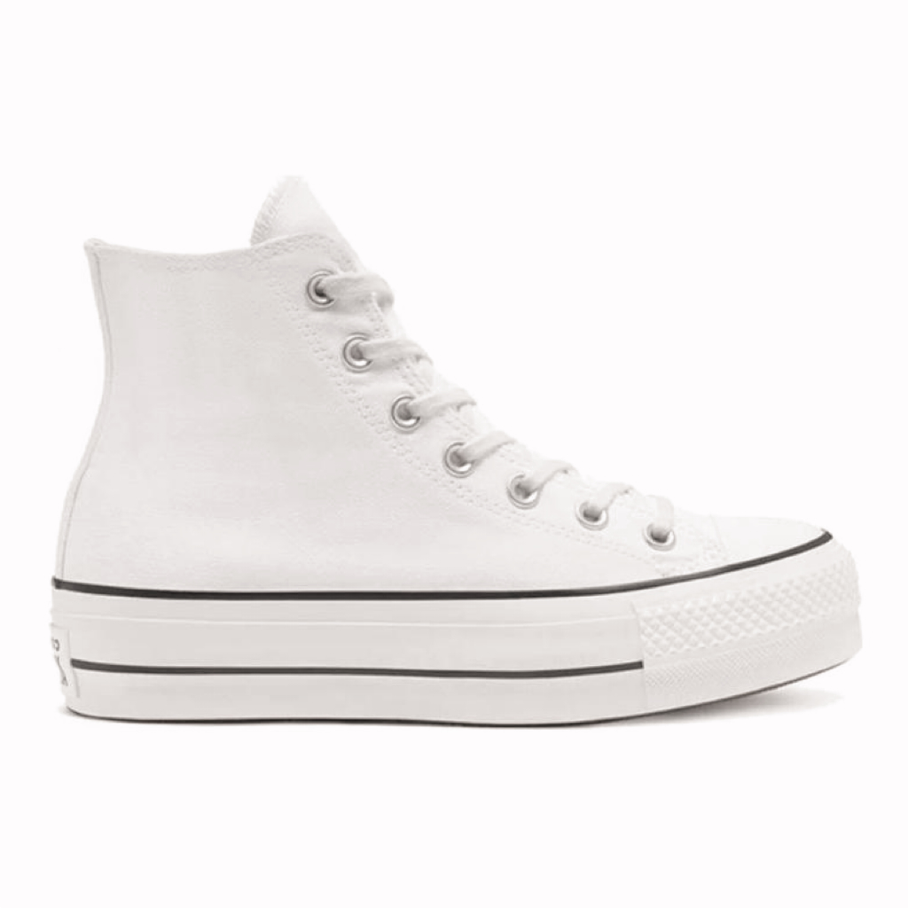 Order 大童 Converse All Star Lift 輕盈舒適 防滑耐磨 高筒 兒童帆布鞋 白色