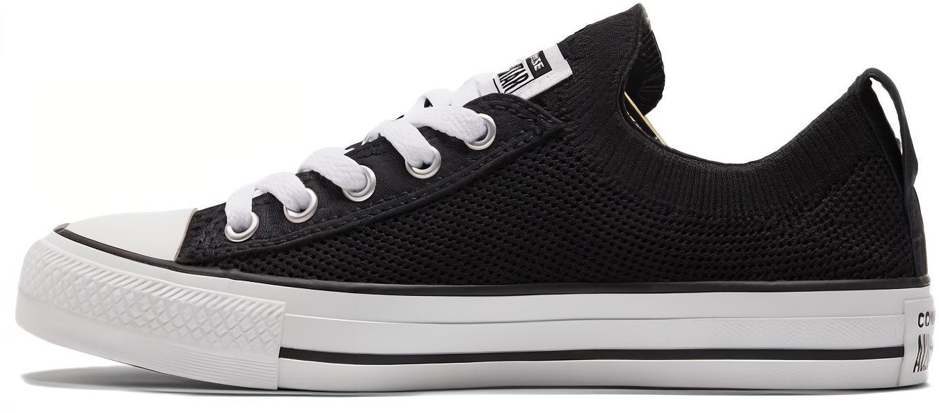 youth-converse-chuck-taylor-all-star-knit-black-non-slip-durable-low-top-kids-a06001-c