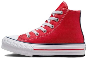 (Youth) Converse Chuck Taylor All Star Lift High Top Canvas' 'Red' A06020C (Youth) Converse Chuck Taylor All Star Lift High Top Canvas' 'Red' A06020C