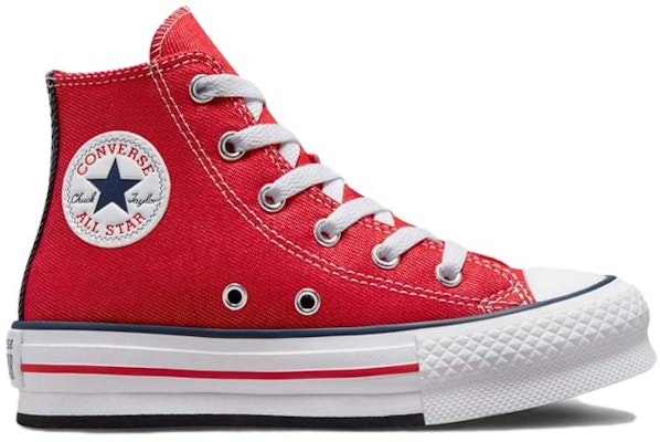 (Youth) Converse Chuck Taylor All Star Lift High Top Canvas' 'Red' A06020C Order (Youth) Converse Chuck Taylor All Star Lift High Top Canvas' 'Red' A06020C