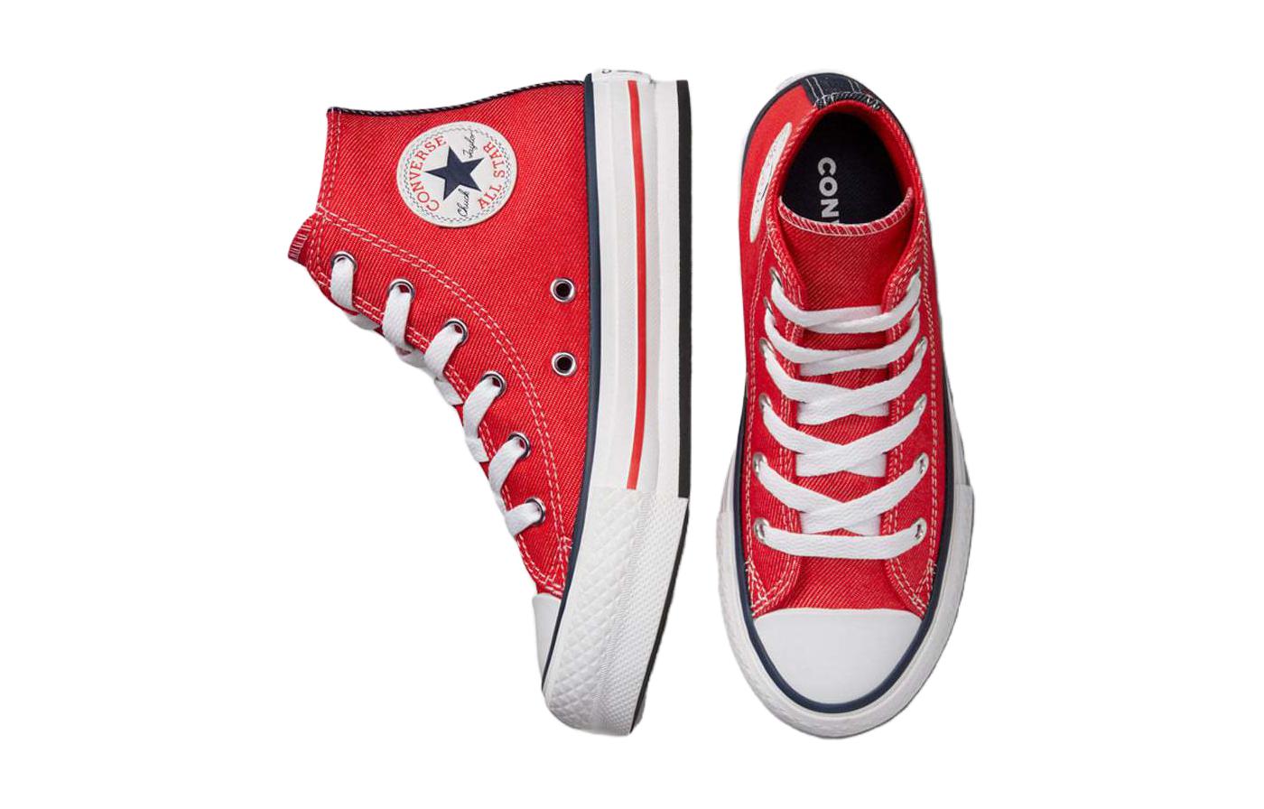 Shop (JR) Converse Chuck Taylor All Star Lift High Top Canvas 'Merah' A06020C