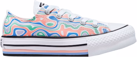 (Youth) Converse Chuck Taylor All Star Lift Platform Low 'Color Swirl' A01020F (Youth) Converse Chuck Taylor All Star Lift Platform Low 'Color Swirl' A01020F