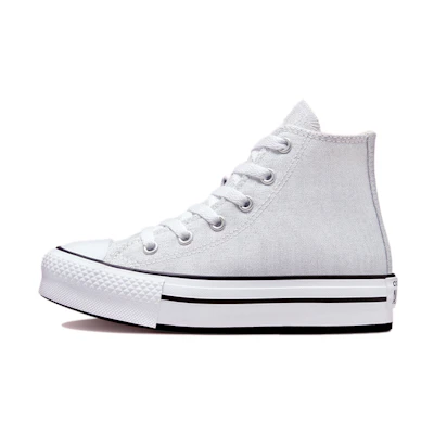(Youth) Converse Chuck Taylor All Star Lift Platform High 'Glitter Pack - White Natural Ivory'