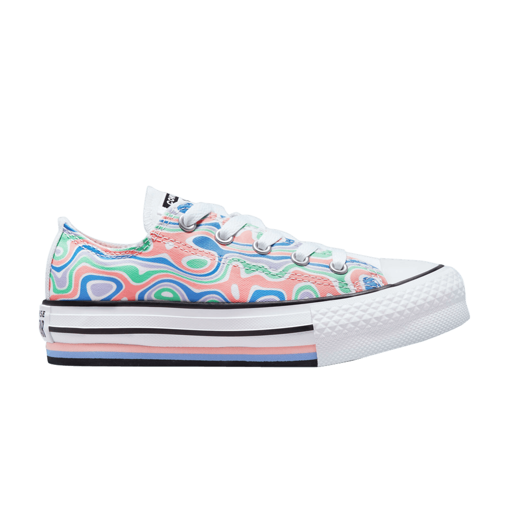 Buy (JR) Converse Chuck Taylor All Star Lift Platform Low 'Warna Swirl' A01020F