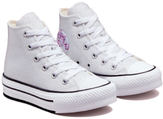 (Youth) Converse Chuck Taylor All Star Lift Platform High 'Glitter Pack - White Natural Ivory' 372741F Lookbook (Youth) Converse Chuck Taylor All Star Lift Platform High 'Glitter Pack - White Natural Ivory' 372741F