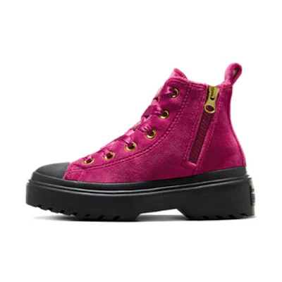 (Youth) Converse Chuck Taylor All Star Lugged Lift Platform High 'Velvet'
