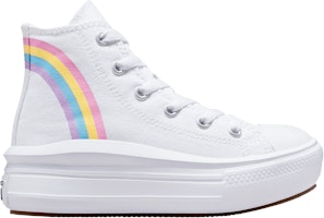 (Youth) Converse Chuck Taylor All Star Move Platform High 'Rainbow Cloud' A04345F (Youth) Converse Chuck Taylor All Star Move Platform High 'Rainbow Cloud' A04345F