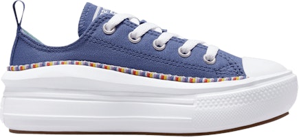 (Youth) Converse Chuck Taylor All Star Move Platform Low 'Friendship Bracelet - Washed Indigo' 372784F (Youth) Converse Chuck Taylor All Star Move Platform Low 'Friendship Bracelet - Washed Indigo' 372784F