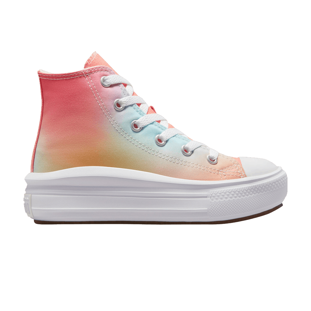 (Youth) Converse Chuck Taylor All Star Move Platform High 'Rainbow Ombre' A03627C