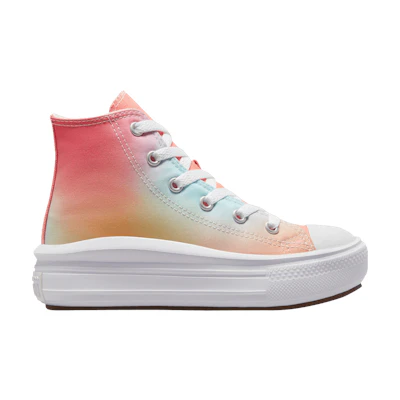 (Youth) Converse Chuck Taylor All Star Move Platform High 'Rainbow Ombre'