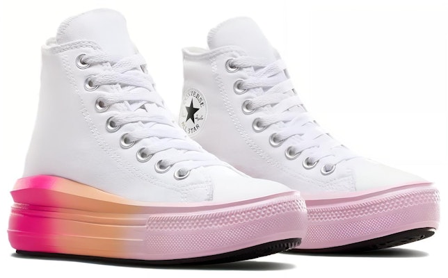(Youth) Converse Chuck Taylor All Star Move Platform High 'Bright Ombre' A07372C Lookbook (Youth) Converse Chuck Taylor All Star Move Platform High 'Bright Ombre' A07372C