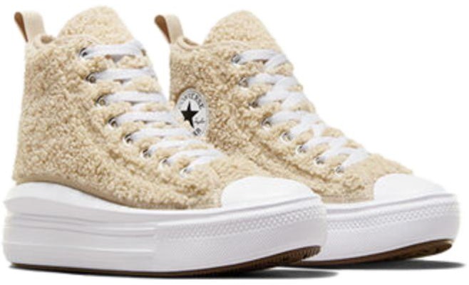 (Youth) Converse Chuck Taylor All Star Move Platform High 'Sherpa - Beach Stone' A06794C Lookbook (Youth) Converse Chuck Taylor All Star Move Platform High 'Sherpa - Beach Stone' A06794C