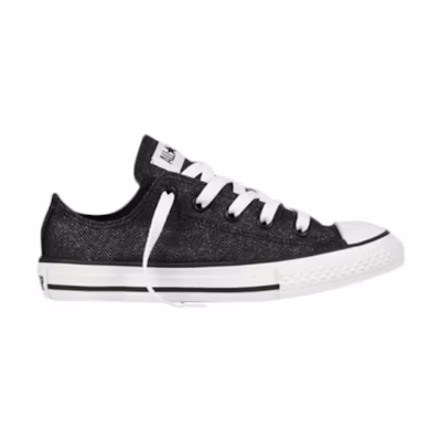 (Youth) Converse Chuck Taylor All Star Ox 'Sparkle - Black'