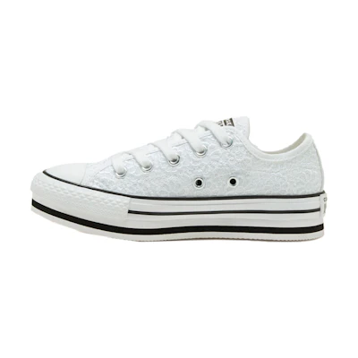 (PS) Converse Daisy Crochet Platform Chuck Taylor All Star 'White'
