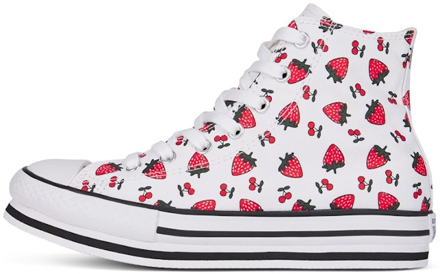 (Preschool) Converse Chuck Taylor All Star Platform Eva High 'White Red' 668016C Buy (Preschool) Converse Chuck Taylor All Star Platform Eva High 'White Red' 668016C