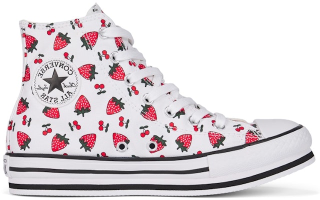 (Preschool) Converse Chuck Taylor All Star Platform Eva High 'White Red' 668016C Order (Preschool) Converse Chuck Taylor All Star Platform Eva High 'White Red' 668016C