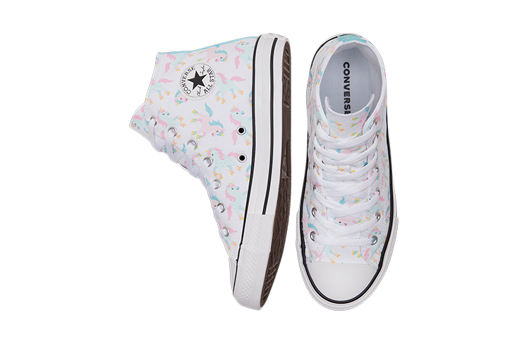 (Youth) Converse Chuck Taylor All Star Big Unicorn /Pink/Blue 'White' 圖 5