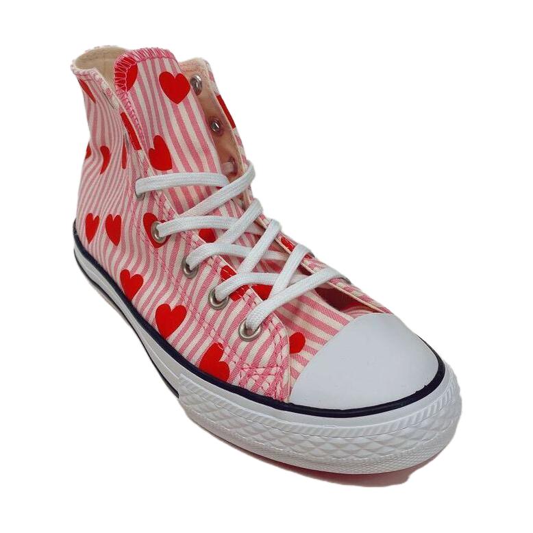 Lookbook (JR) Converse Ctas Hi Pink Wanita 663993C