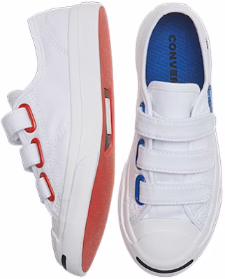 (Preschool) Converse Jack Purcell 3V 'White Blue' 368991C Shop (Preschool) Converse Jack Purcell 3V 'White Blue' 368991C