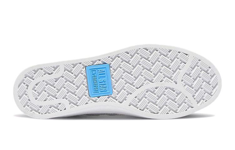 Shop 大童 Nike x Converse Cons Pro Leather 休閒 防滑耐磨透氣 高幫 兒童板鞋 白灰