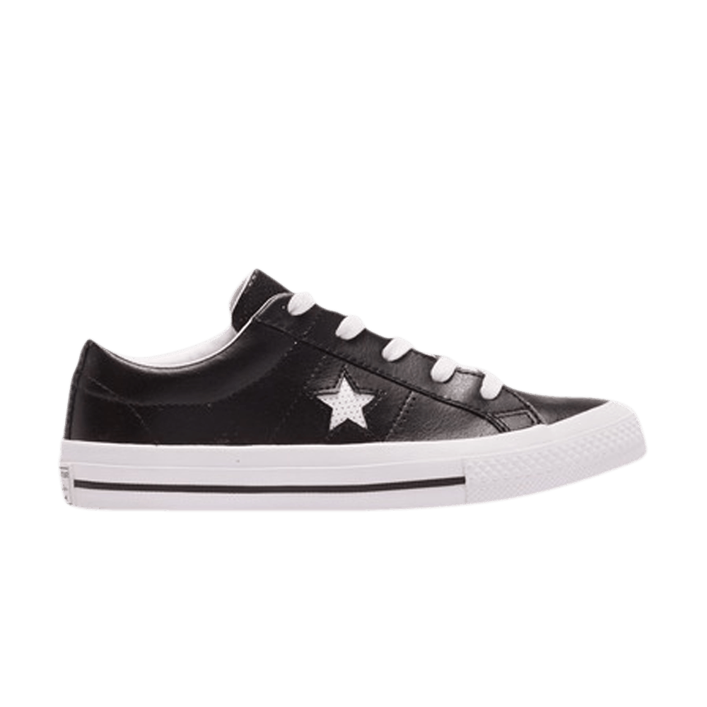 (Youth) Converse One Star Low 'Black' 658465C
