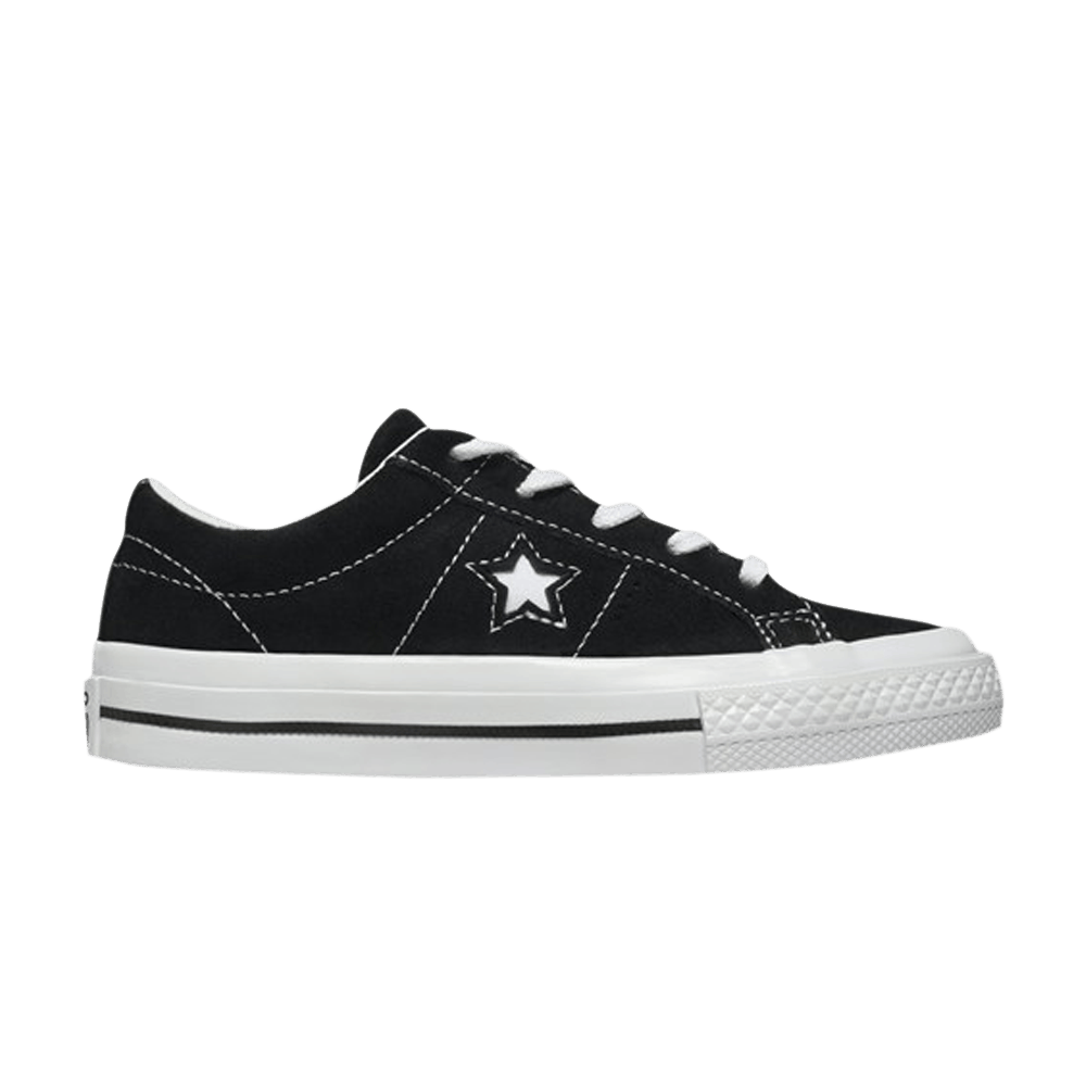 (Youth) Converse One Star Low 'Black Suede' 361812C