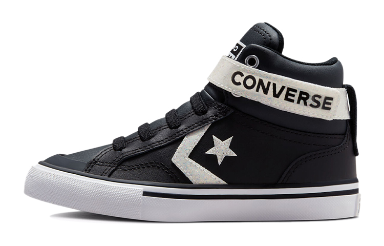 (Youth) Converse Pro Blaze Strap 'Black White' 672128C