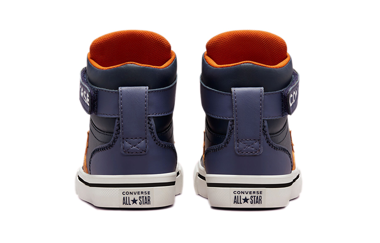 Shop 大童 Converse Pro Blaze Starp 魔術貼休閒 防滑耐磨 高筒 兒童板鞋 藍黑
