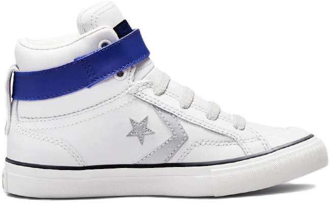 (Preschool) Converse Pro Blaze Strap K 'White Blue Silver' 672123C Order (Preschool) Converse Pro Blaze Strap K 'White Blue Silver' 672123C