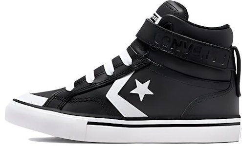 (JR) Converse Pro Blaze Strap Leather High 'Negro Blanco' A01074C Buy (JR) Converse Pro Blaze Strap Leather High 'Negro Blanco' A01074C