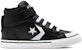 (JR) Converse Pro Blaze Strap Kulit Tinggi 'Hitam Putih' A01074C