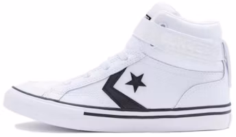 (Youth) Converse Pro Blaze Strap Leather High 'White Black' A01073C (Youth) Converse Pro Blaze Strap Leather High 'White Black' A01073C