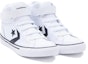 Lookbook (JR) Converse Pro Blaze Strap Kulit Tinggi 'Putih Hitam' A01073C