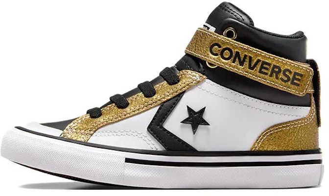 (Youth) Converse Pro Blaze Strap Sneaker 'White Gold Black' A05523C Buy (Youth) Converse Pro Blaze Strap Sneaker 'White Gold Black' A05523C